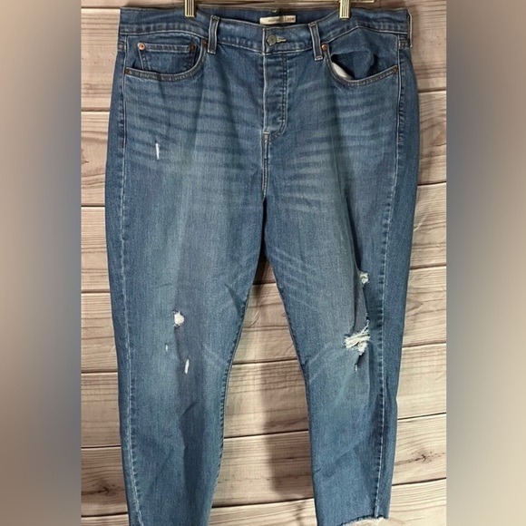 ❤️ *LEVI’S* RED TAB WEDGIE SKINNY JEANS 20W!❤️ - Picture 2 of 12